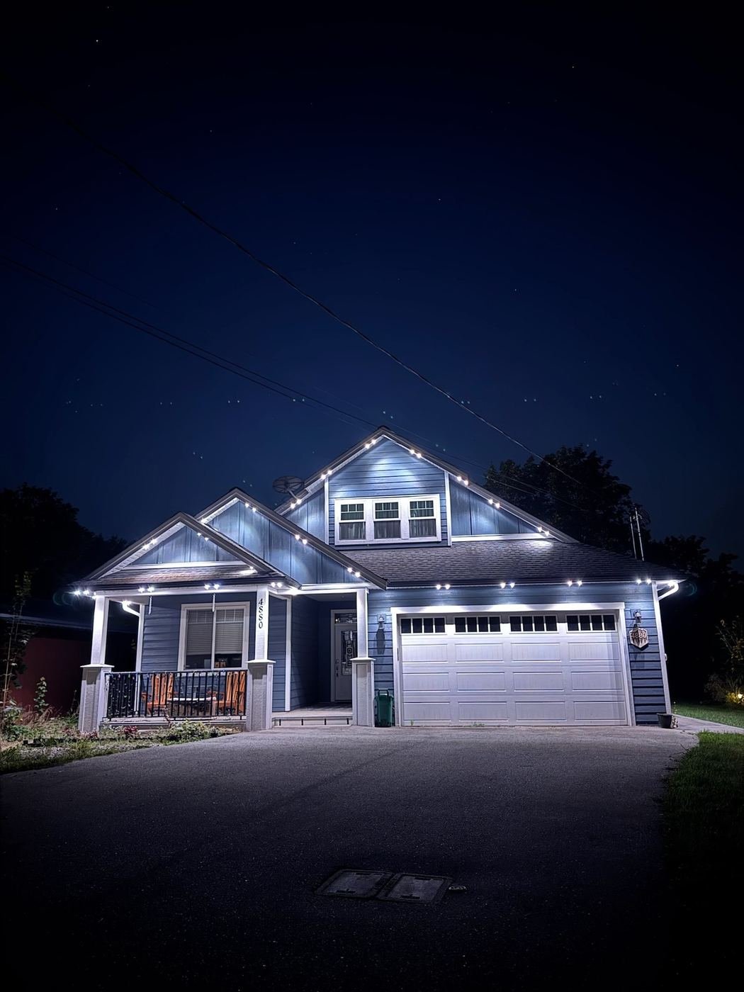 Home with SilverStar permanent lighting